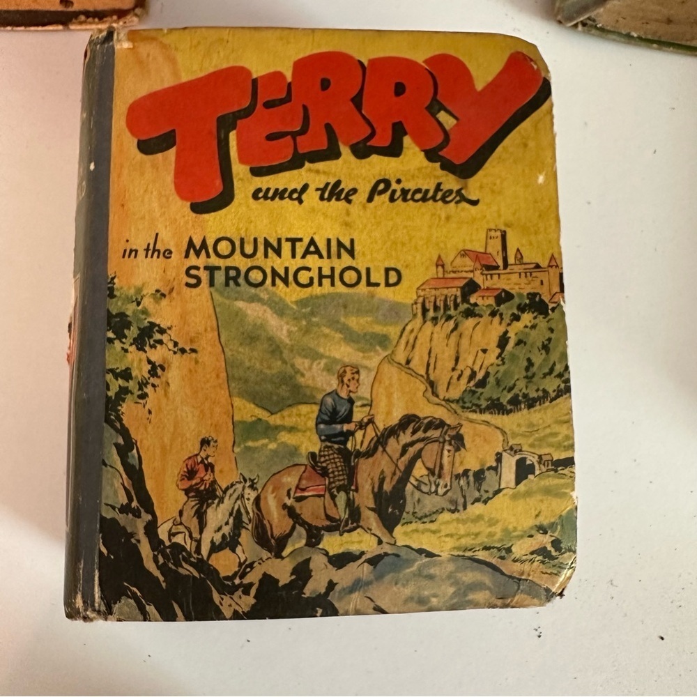 Vtg 7Pc Lot Big Little Book Dick Tracy Tarzan Foreign Legion Mac Of The Marines - Picture 7 of 11